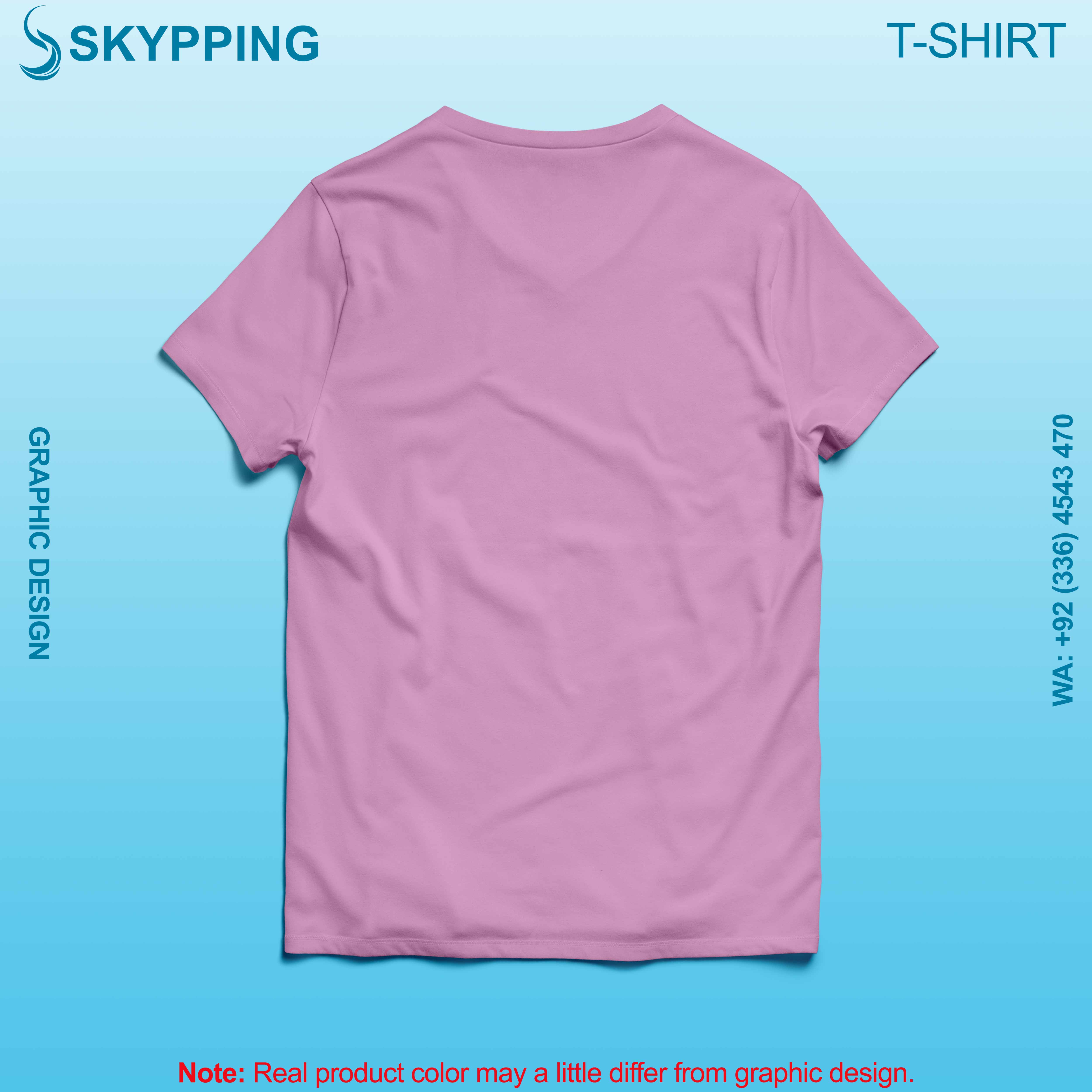 V-Neck Short set-in style sleeve long length t-shirt with shoulder panel for men